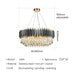 Crystal Luxury Matte Circle Chandelier - DWHOME