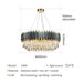 Crystal Luxury Matte Circle Chandelier - DWHOME