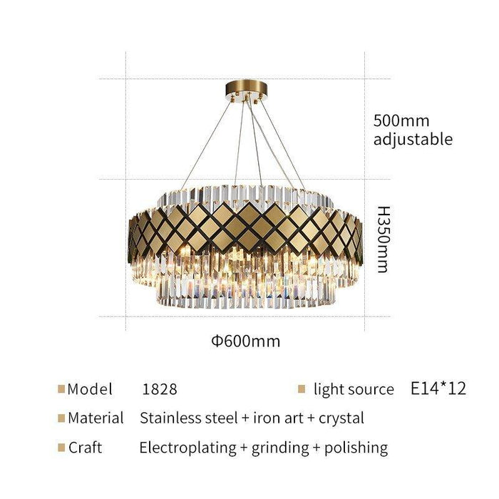 Crystal Luxury Pandora Chandelier-DWHOME