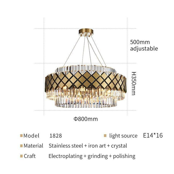 Crystal Luxury Pandora Chandelier-DWHOME