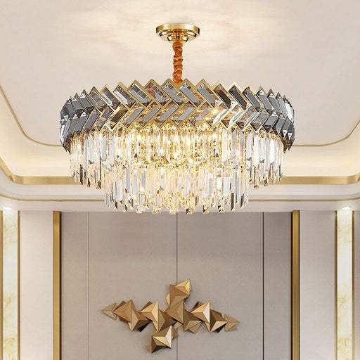 Crystal Luxury Spiral Crown Chandelier - DWHOME