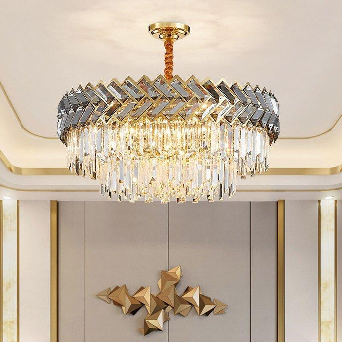 Crystal Luxury Spiral Crown Chandelier - DWHOME