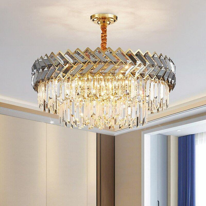 Crystal Luxury Spiral Crown Chandelier - DWHOME