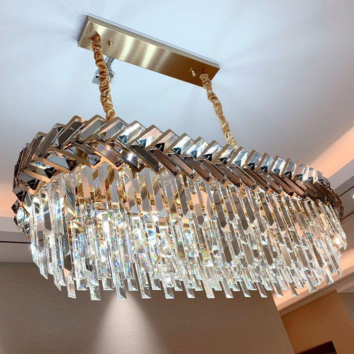 Crystal Luxury Spiral Crown Chandelier - DWHOME