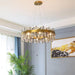 Crystal Luxury Stainless Halo Chandelier - DWHOME