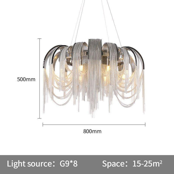 Crystal Luxury Steel Jellyfish Chandelier - DWHOME