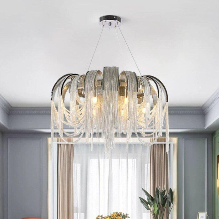 Crystal Luxury Steel Jellyfish Chandelier - DWHOME