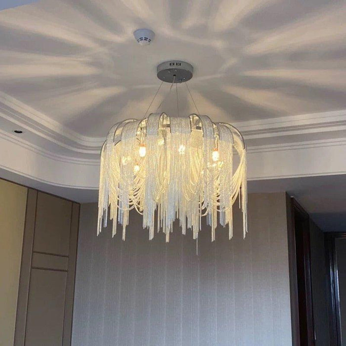 Crystal Luxury Steel Jellyfish Chandelier - DWHOME
