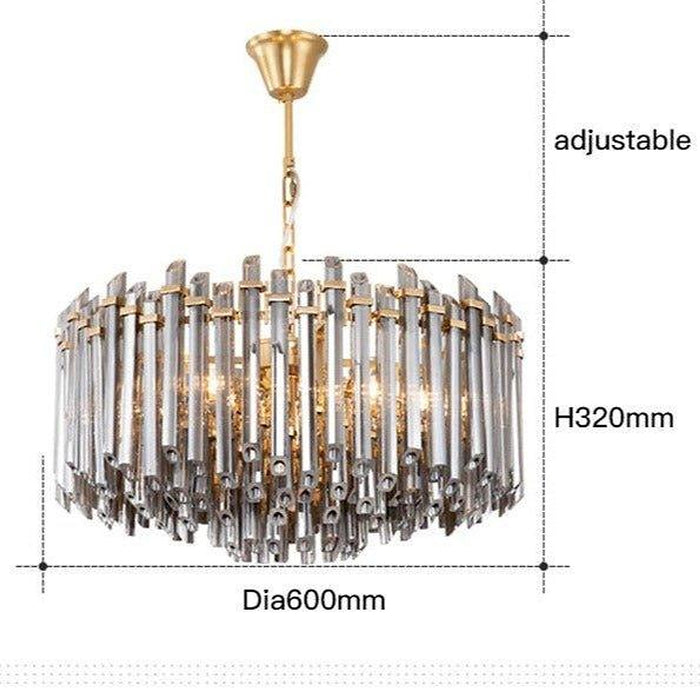 Crystal Luxury Tubellar Chandelier-DWHOME