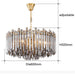 Crystal Luxury Tubellar Chandelier - DWHOME