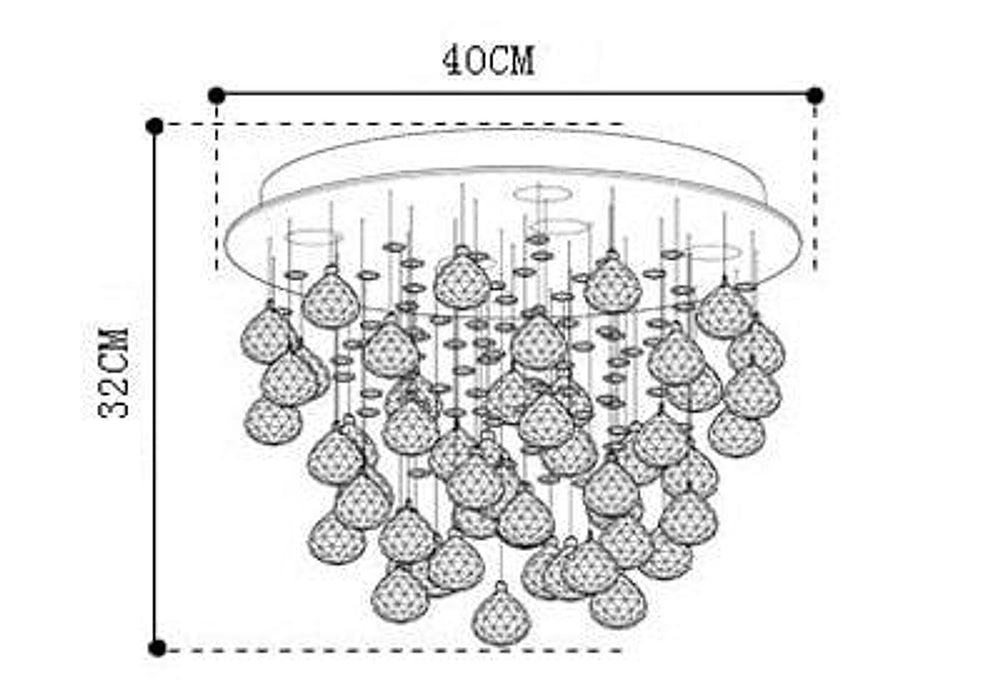 Crystal Luxury Universe Chandelier-DWHOME