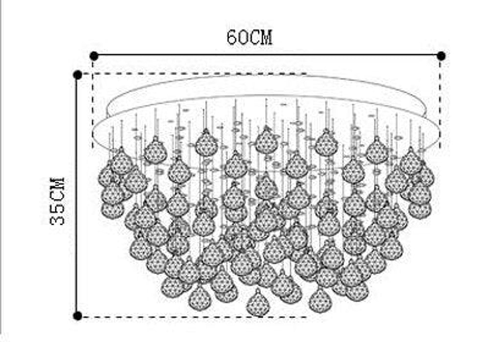 Crystal Luxury Universe Chandelier-DWHOME