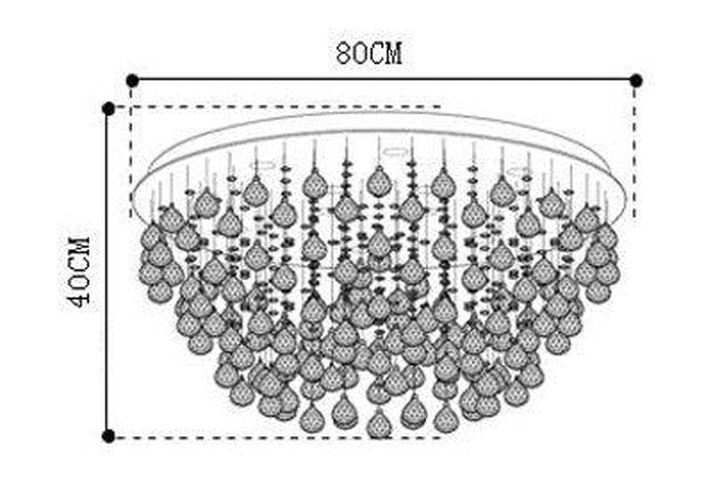 Crystal Luxury Universe Chandelier-DWHOME