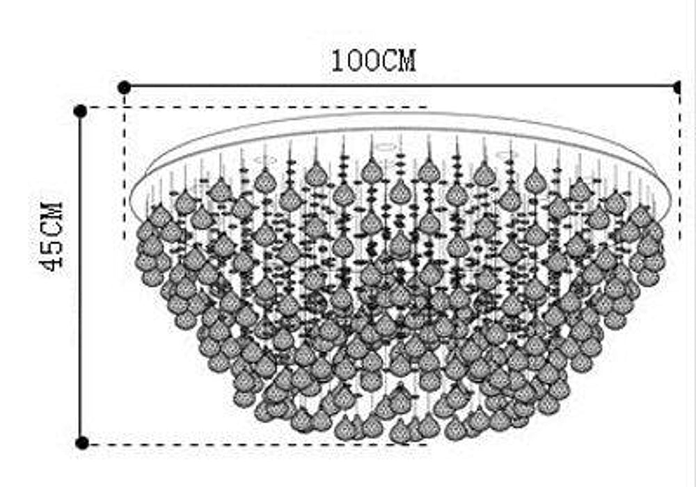 Crystal Luxury Universe Chandelier-DWHOME