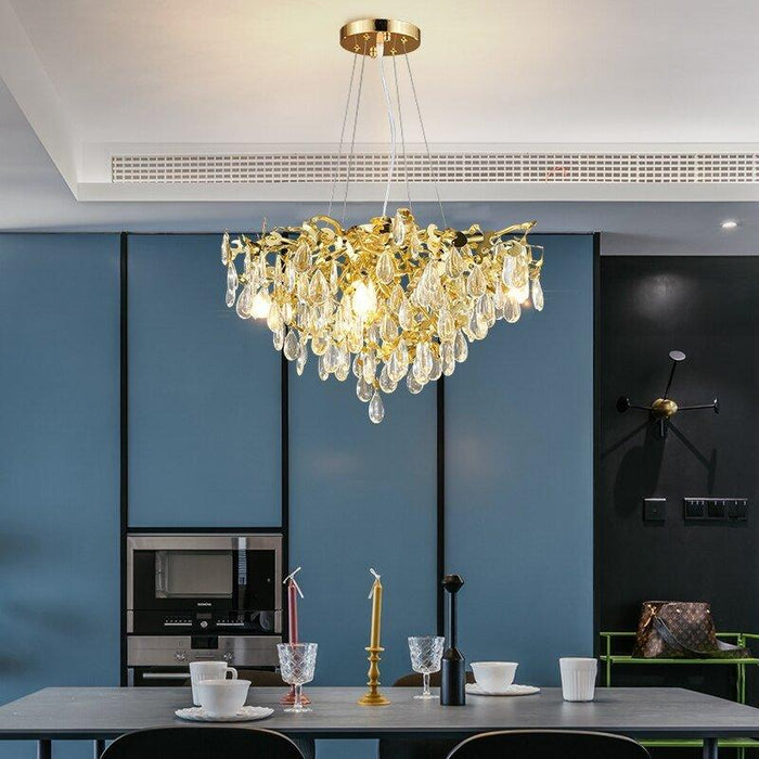 Crystal Stainless Steel Luxury Chandelier N READY - DWHOME