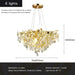 Crystal Stainless Steel Luxury Chandelier N READY - DWHOME