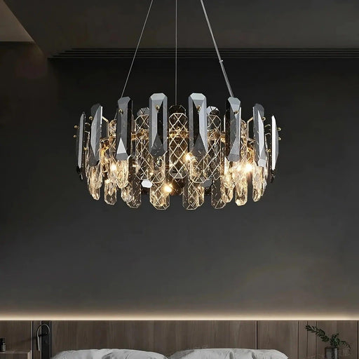 Lazzo Crystal Modern Chandelier-DWHOME