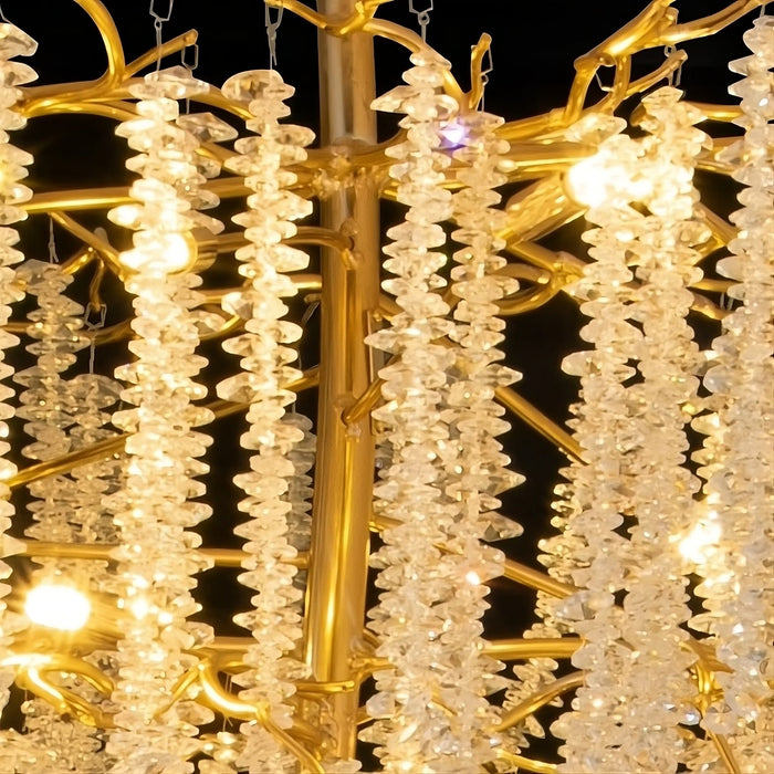 Albero Crystal Foyer Chandelier-DWHOME