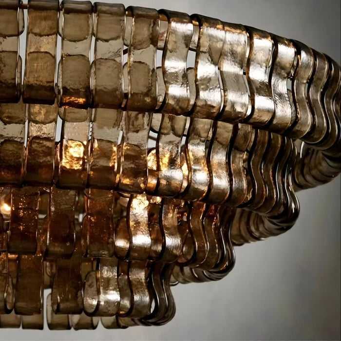 Riviera Flush Mount Chandelier-DWHOME