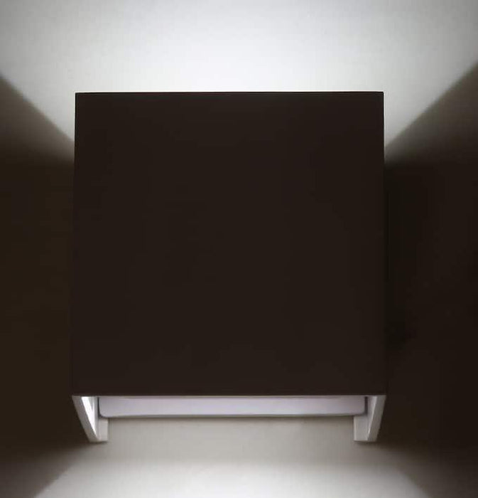 Cubanoe Square Cube Outdoor Wall Lamp - DWHOME