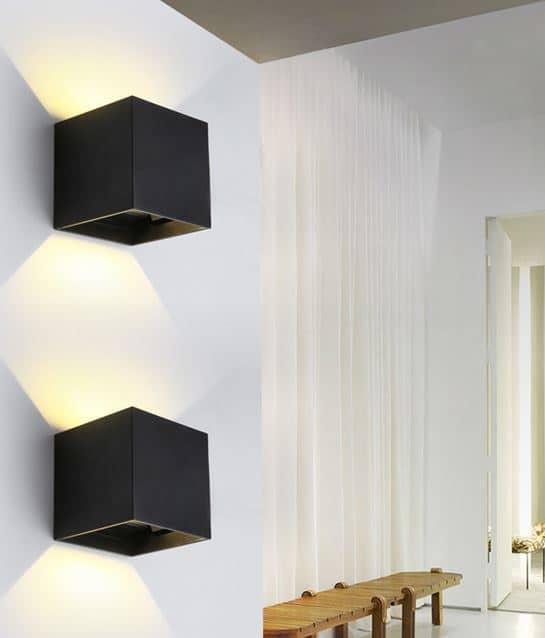 Cubanoe Square Cube Outdoor Wall Lamp - DWHOME