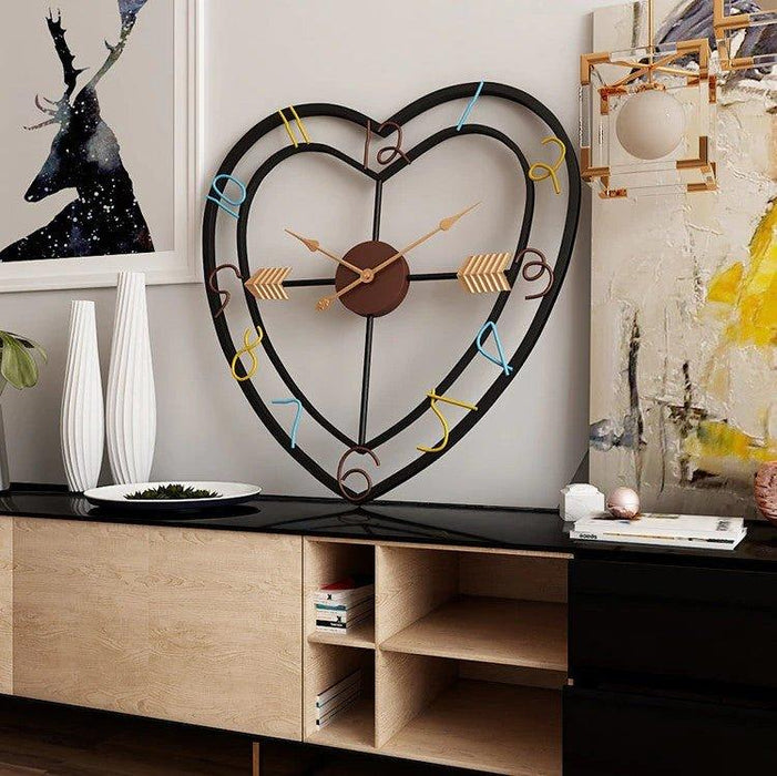 Cupid Heart Wall Clock - DWHOME