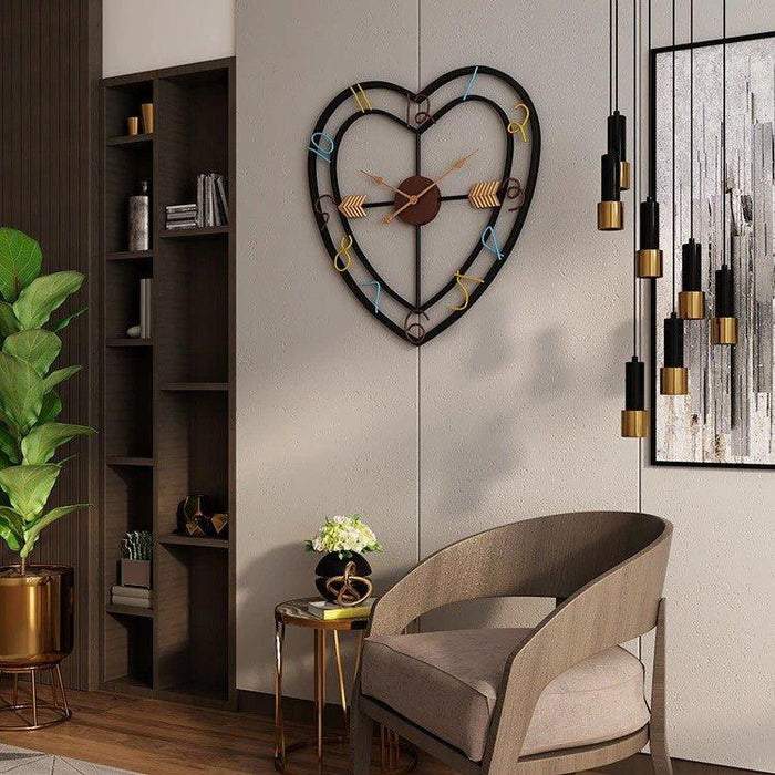 Cupid Heart Wall Clock - DWHOME
