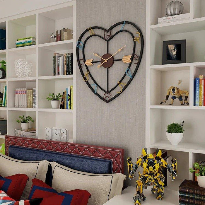 Cupid Heart Wall Clock - DWHOME