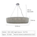Cadena Chain Tassel Chandelier-DWHOME