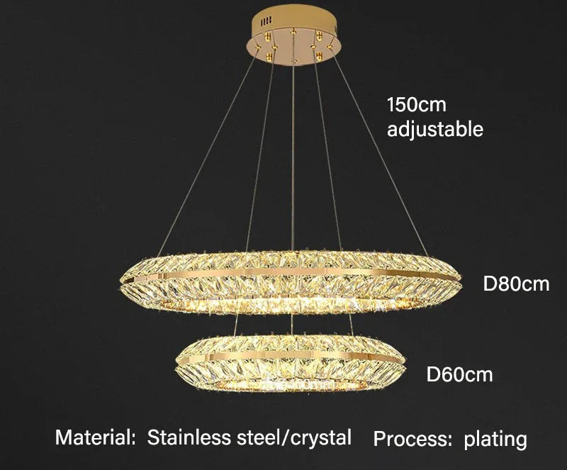 Bacci Modern Chandelier-DWHOME