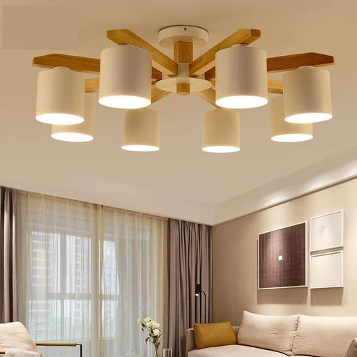 Dasona Wooden Macaron Pendant Lamp - DWHOME