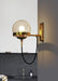Dexter Glass Orb Brass Wall Light - DWHOME