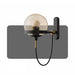 Dexter Glass Orb Brass Wall Light - DWHOME