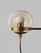 Dexter Glass Orb Brass Wall Light - DWHOME