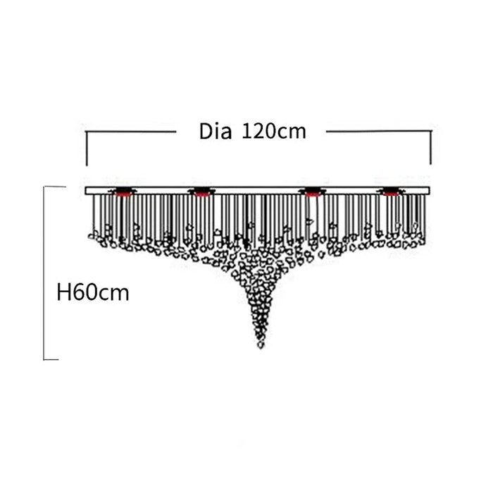Piovere Multi Pendant Chandelier-DWHOME