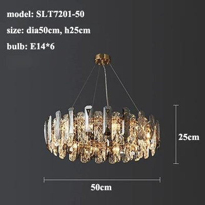 Lazzo Crystal Ceiling Chandelier-DWHOME