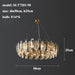 Lazzo Crystal Ceiling Chandelier-DWHOME