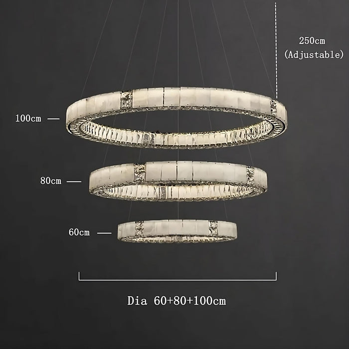 Marble & Crystal Modern Chandelier - DWHOME