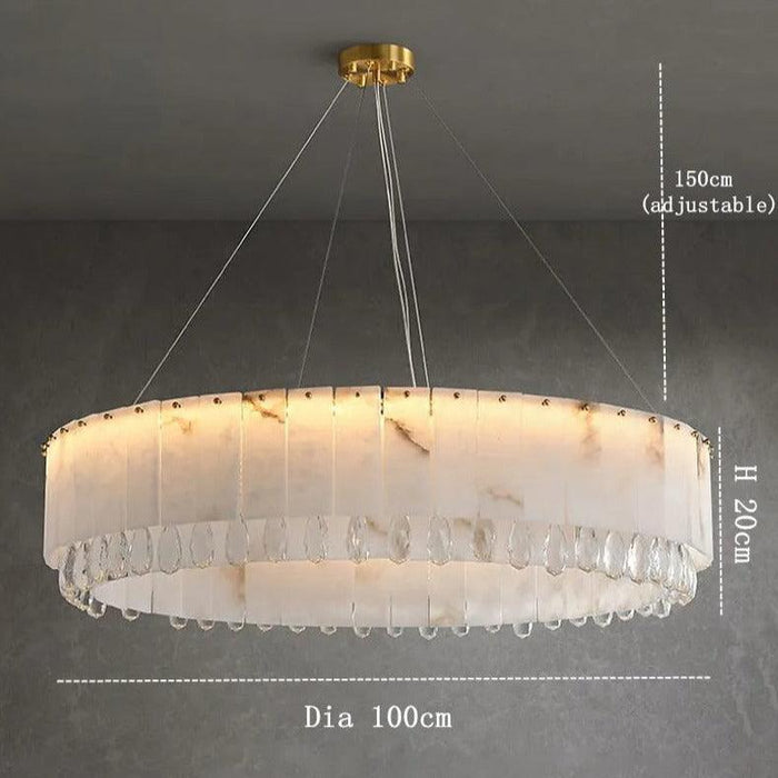 Marble & Crystal Modern Chandelier - DWHOME