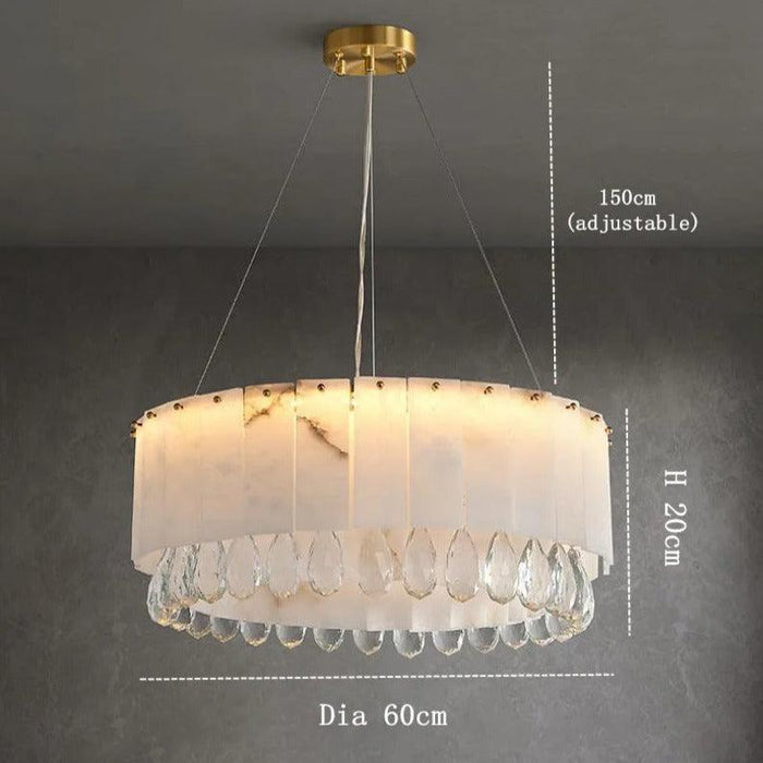 Marble & Crystal Modern Chandelier - DWHOME