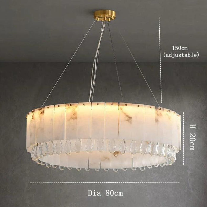 Marble & Crystal Modern Chandelier - DWHOME