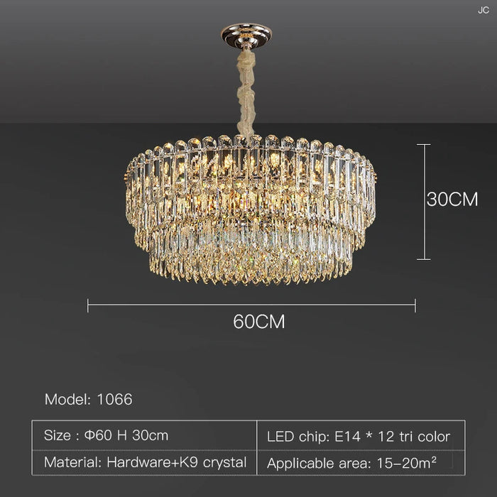 Gio Crystal Chandelier-DWHOME