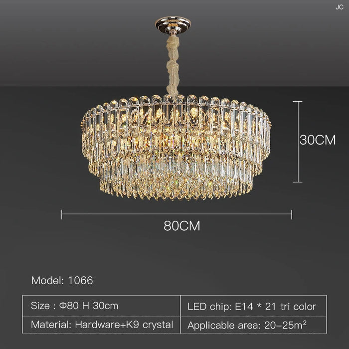 Gio Crystal Chandelier-DWHOME