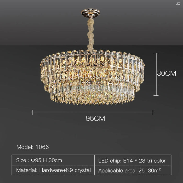 Gio Crystal Chandelier-DWHOME