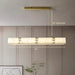 Natural Marble & Crystal Modern Ceiling Light Fixture - DWHOME