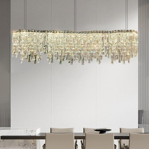 Stefano 40" Crystal Dining Room Chandelier - DWHOME