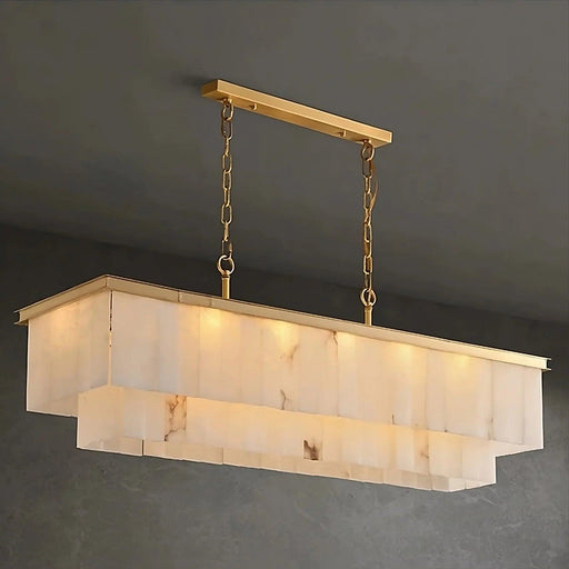 Natural Marble Dining Room Chandelier-DWHOME