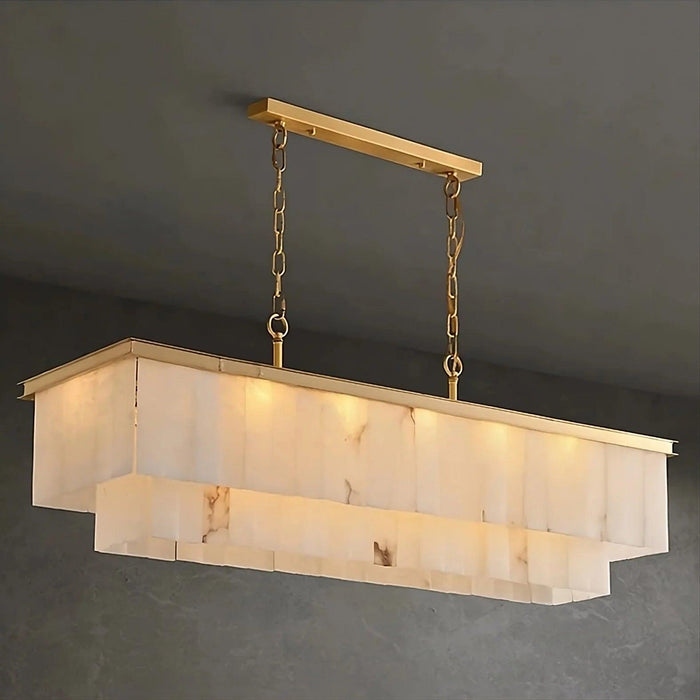 Natural Marble Dining Room Chandelier-DWHOME