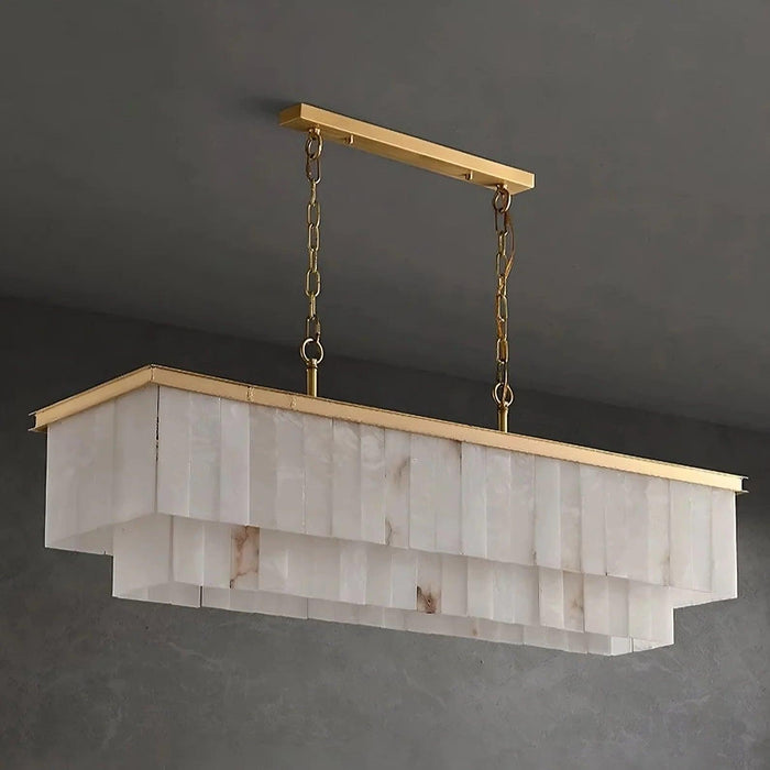Natural Marble Dining Room Chandelier-DWHOME