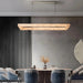 Moonshade Natural Marble Rectangular Chandelier-DWHOME